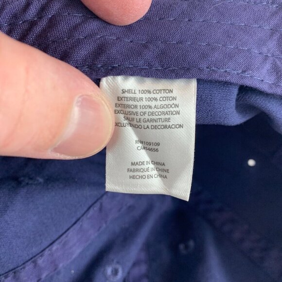 Life Is Good Mens Navy Blue Relaxed Fit Strapback Hat - Picture 5 of 5